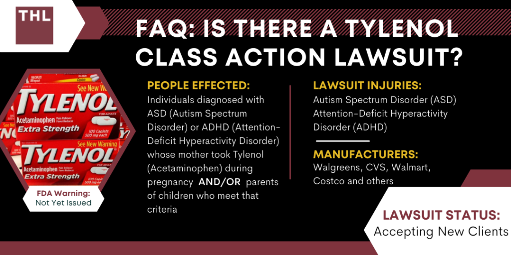 FAQ Is There a Tylenol Class Action Lawsuit; Tylenol Class Action Lawsuit; Tylenol Autism Lawsuit; Tylenol Lawsuit; Tylenol Autism Lawsuits; Acetaminophen Autism Lawsuits