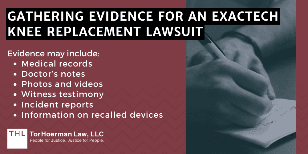 Gathering Evidence For An Exactech Knee Replacement Lawsuit 
