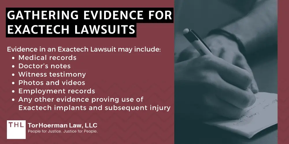 Gathering Evidence For Exactech Lawsuits