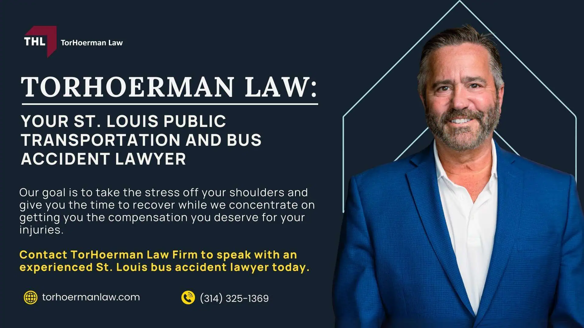 St. Louis Public Transportation Accidents;  Do You Qualify for a Public Transportation or Bus Accident Lawsuit; Common Bus Accident Injuries in St. Louis, MO; Common Causes Of St. Louis Bus & MetroLink Accidents; Recover Compensation Through Bus Accident Lawsuits_ Steps to Take; Assessing Damages in a Public Transportation or Bus Accident Case; TorHoerman Law_ Your St. Louis Public Transportation and Bus Accident Lawyer