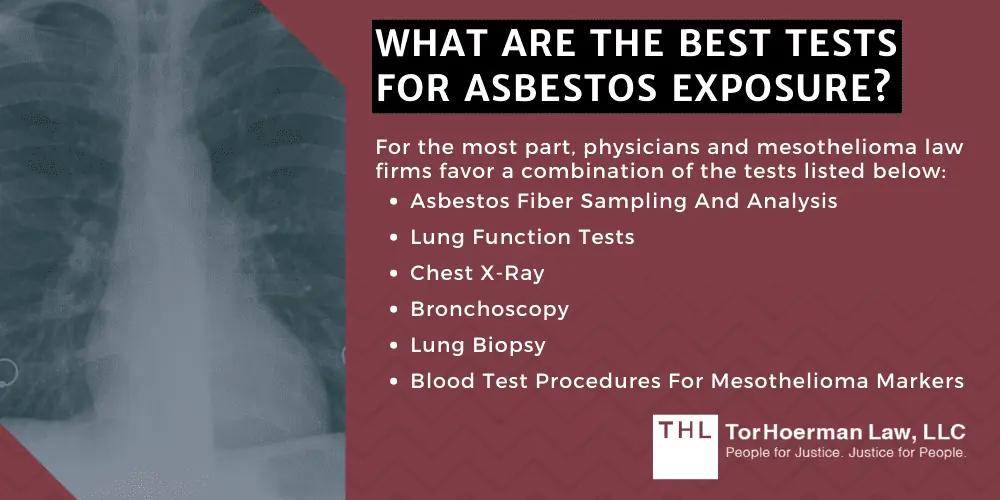 FAQ Is There A Blood Test for Asbestos Exposure; Blood Test for Asbestos Exposure; Mesothelioma Lawsuit; Mesothelioma Law Firm; Mesothelioma Claims; Asbestos Lawsuit; Asbestos Lawyers; The Reasons Why No Blood Tests Can Establish The Presence Of Asbestos; What Are The Best Tests For Asbestos Exposure
