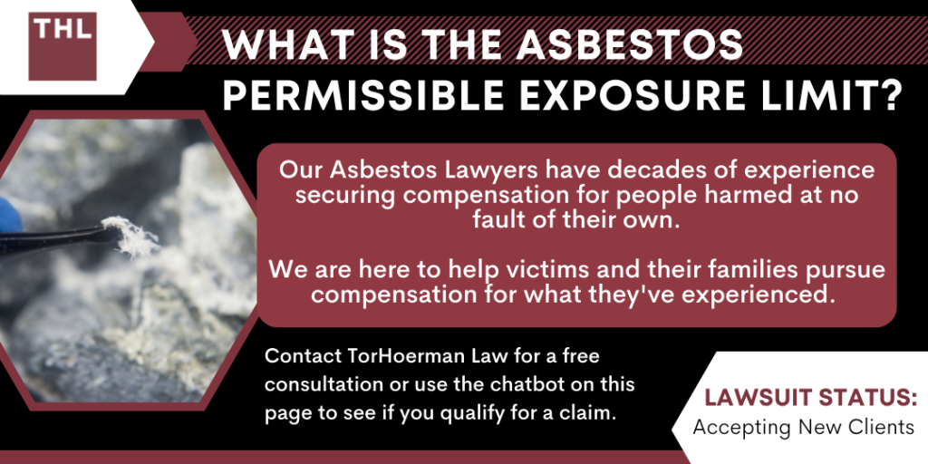 FAQ What Is the Asbestos Permissible Exposure Limit; Asbestos Permissible Exposure Limit; Asbestos Lawsuits; Mesothelioma Lawsuit; Mesothelioma Lawsuits; Mesothelioma Law Firm
