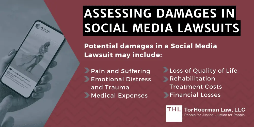 Social Media Harm Lawsuit Injuries; Social Media Mental Health Effects; Social Media Mental Health Lawsuit; Social Media Addiction Lawsuit; Social Media Addiction Lawsuits; Social Media Lawyers; Social Media Harm Lawsuit; Lawsuits Filed For Social Media Addiction And Mental Health Issues In Teens And Young Adults; Demographics of Social Media Users; The Role Of Social Media Companies In Preventing Harm; Do You Qualify To File A Social Media Harm Lawsuit; Gathering Evidence For Social Media Lawsuits; Assessing Damages In Social Media Lawsuits