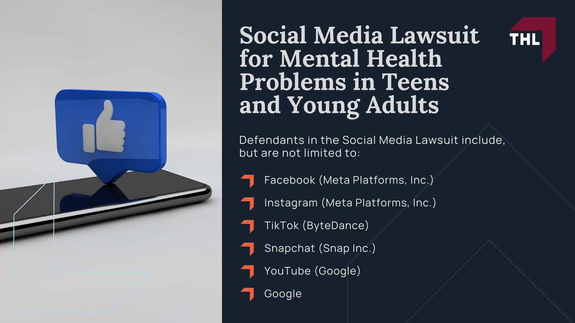 FAQ Who Are the Defendants in the Social Media Lawsuit - Social Media Lawsuit for Mental Health Problems in Teens and Young Adults - torhoerman law