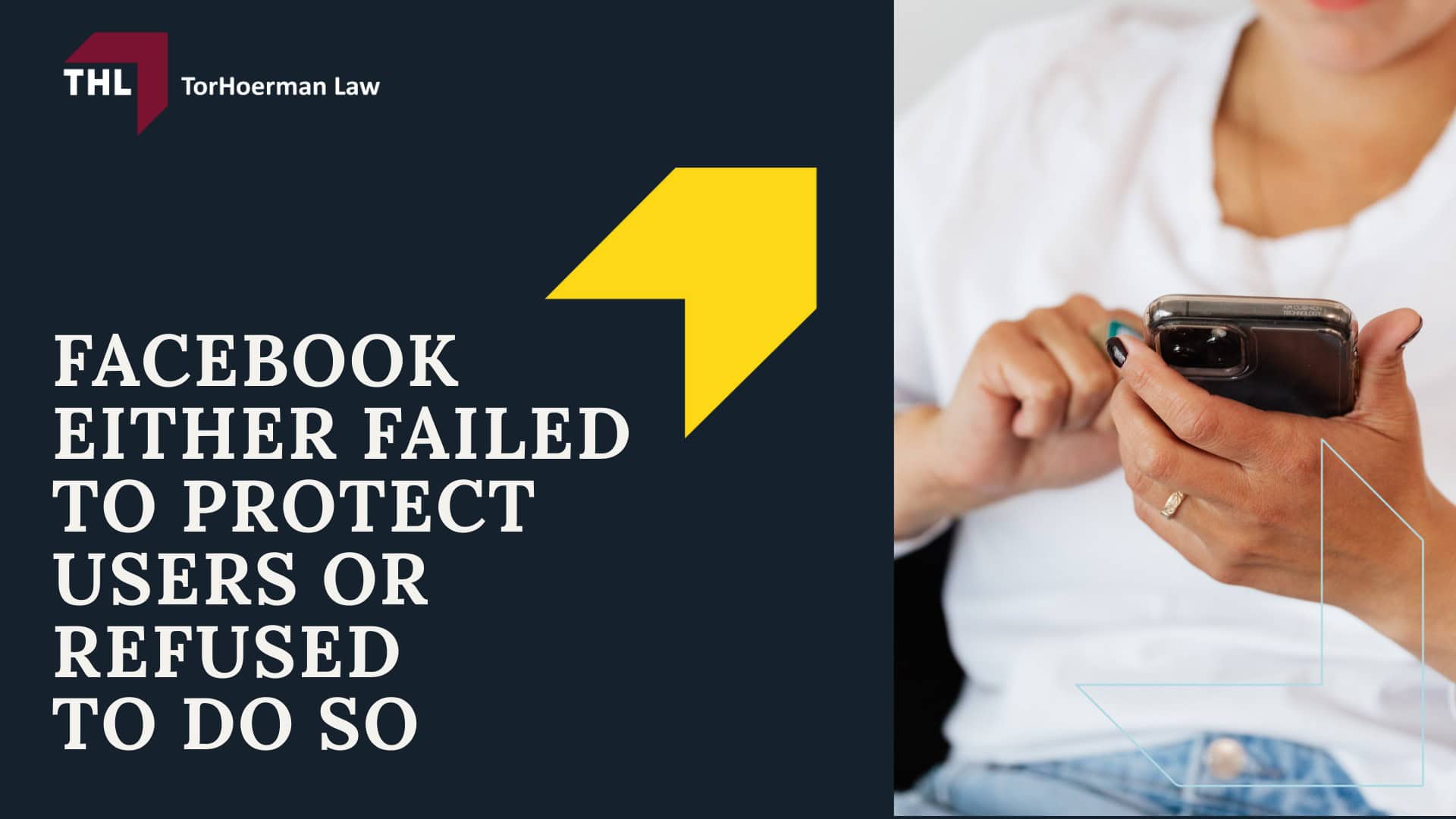 Facebook Mental Health Lawsuit - Facebook Mental Health Lawsuit Overview- torhoerman law; Facebook Mental Health Lawsuit - Meta Designed Facebook To Be Addictive to Teens and Young Adults- torhoerman law; Facebook Mental Health Lawsuit - Facebook Either Failed To Protect Users or Refused To Do So- torhoerman law
