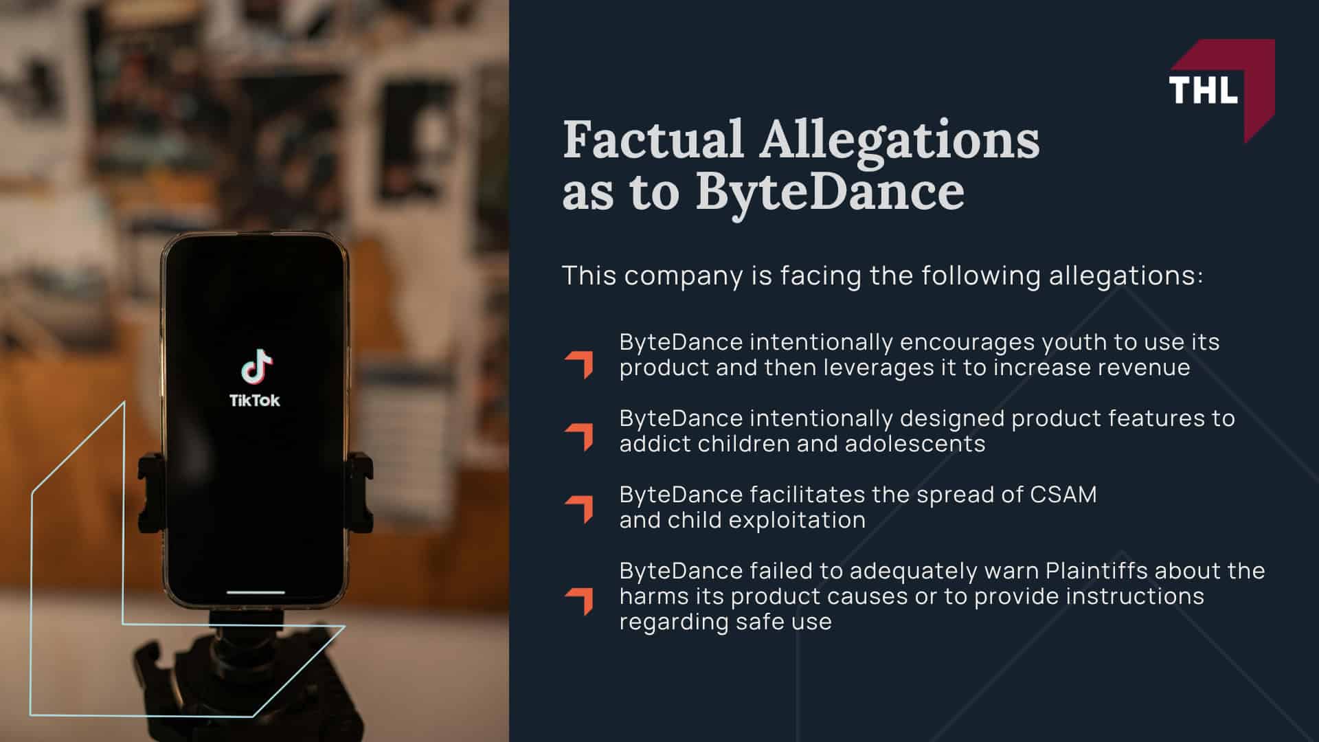 Who are the Defendants in the Social Media Lawsuit; General Facts in the Social Media Lawsuit Master Complaint; Factual Allegations as to Meta Platforms, Inc; Factual Allegations as to Snap, Inc; Factual Allegations as to ByteDance; 