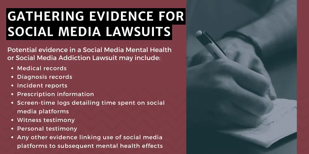 Social Media Harm Lawsuit Injuries; Social Media Mental Health Effects; Social Media Mental Health Lawsuit; Social Media Addiction Lawsuit; Social Media Addiction Lawsuits; Social Media Lawyers; Social Media Harm Lawsuit; Lawsuits Filed For Social Media Addiction And Mental Health Issues In Teens And Young Adults; Demographics of Social Media Users; The Role Of Social Media Companies In Preventing Harm; Do You Qualify To File A Social Media Harm Lawsuit; Gathering Evidence For Social Media Lawsuits