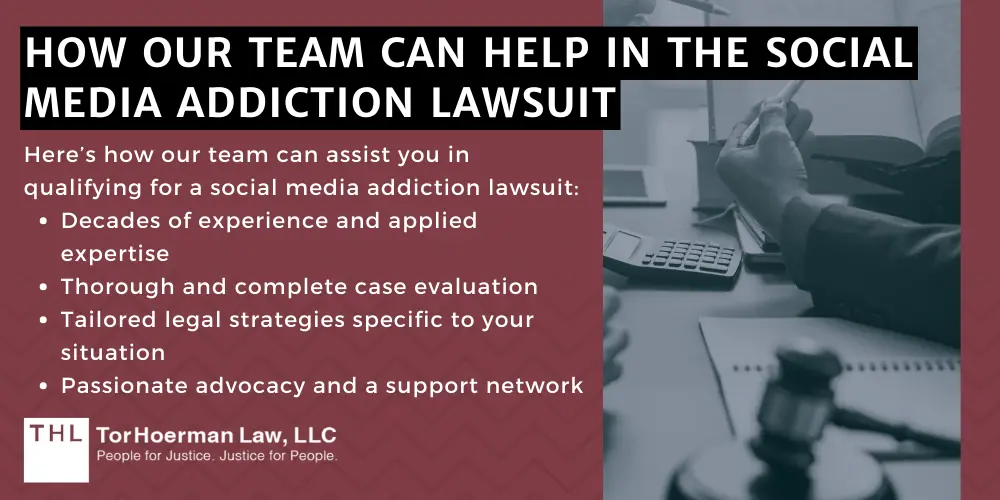 How our team can assist you in qualifying for a social media addiction lawsuit