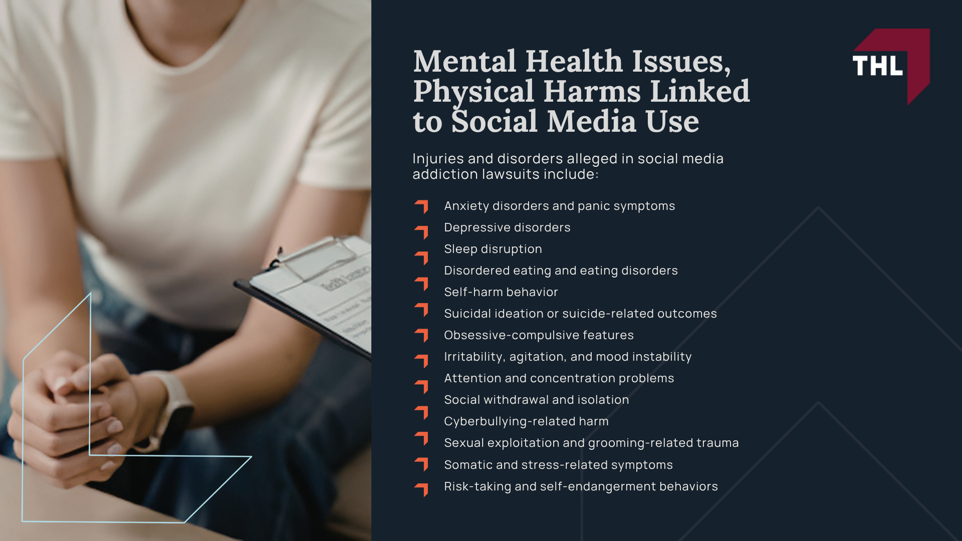 How Social Media Platforms Allegedly Contribute to Mental Health Injuries; What Platforms are Named in the Social Media Addiction Litigation; Mental Health Issues, Physical Harms Linked to Social Media Use