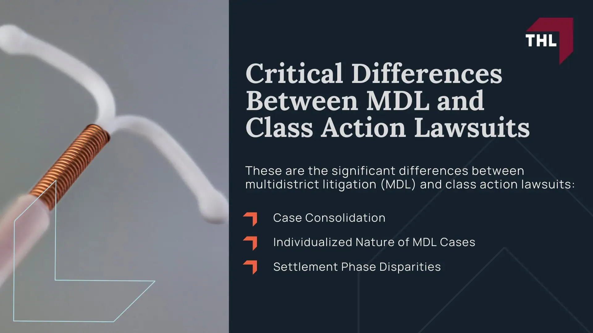 Paragard FAQ_ Is There a Paragard Class Action Lawsuit_ - Paragard IUD Lawsuit Overview - torhoerman law; Paragard FAQ_ Is There a Paragard Class Action Lawsuit_ - Paragard Lawsuits Filed Against Manufacturers - torhoerman law; Paragard FAQ_ Is There a Paragard Class Action Lawsuit_ - Injuries Related to Paragard IUD Devices - torhoerman law; Paragard FAQ_ Is There a Paragard Class Action Lawsuit_ - Multidistrict Litigation (MDL) Vs. Class Action - torhoerman law; Paragard FAQ Is There a Paragard Class Action Lawsuit - Critical Differences Between MDL and Class Action Lawsuits - torhoerman law