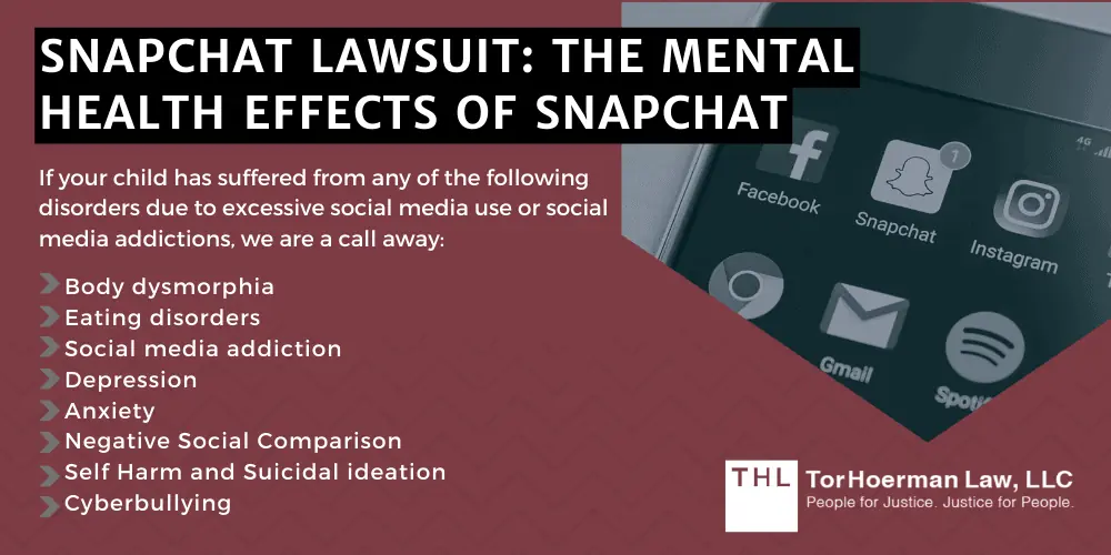 Snapchat Lawsuit Linked to Injury and Mental Health Damages; Snapchat Lawsuit; Social Media Lawsuits; Social Media Addiction Lawsuit; Social Media Harm Lawsuit; Social Media Mental Health Lawsuit; Snapchat Lawsuit_ The Mental Health Effects Of Snapchat