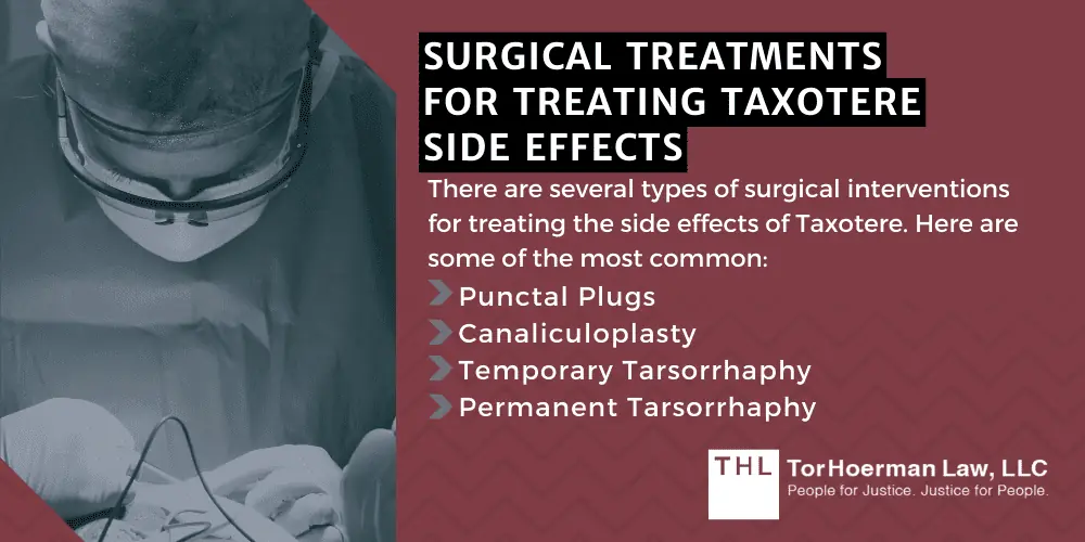 Surgical Treatments For Treating Taxotere Side Effects