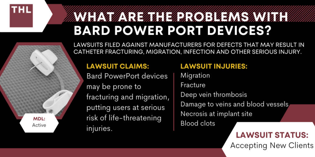 What are the problems with Bard Power Port Devices; Bard Power Port; Bard PowerPort Device; Bard PowerPort Lawsuit; Bard PowerPort Lawsuits; Bard PowerPort Injury Lawyer