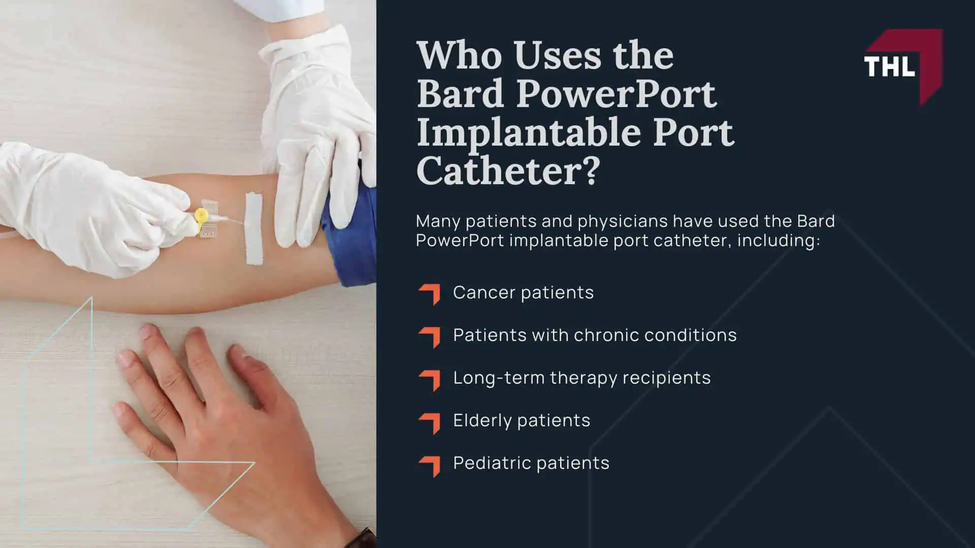 Bard PowerPort Thrombosis Lawsuit - What Is the Bard PowerPort Device - torhoerman law; Bard PowerPort Thrombosis Lawsuit - What are Port Catheters Used For - torhoerman law; Bard PowerPort Thrombosis Lawsuit - Who Uses the Bard PowerPort Implantable Port Catheter - torhoerman law