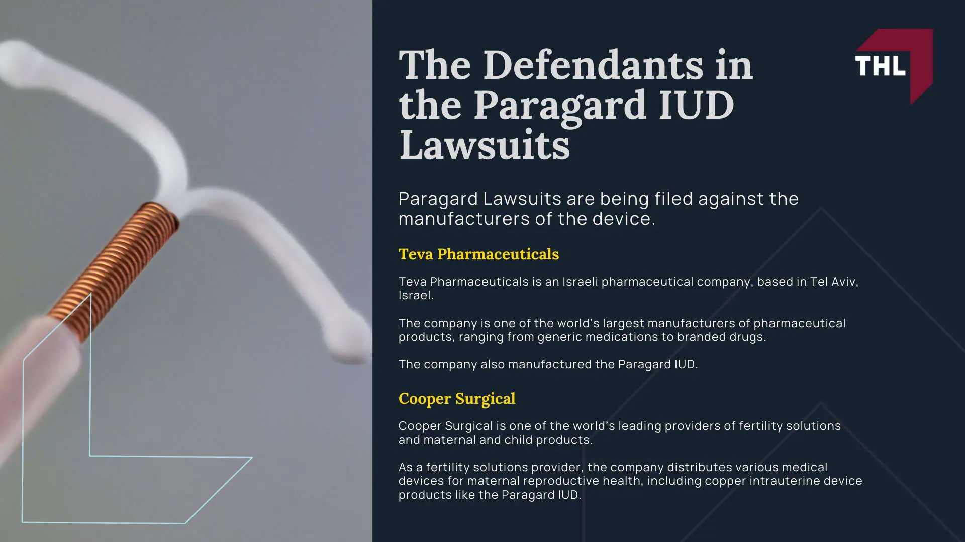 FAQ Do I Qualify for the Paragard Injury Lawsuit - An Overview of the Paragard IUD Lawsuits - torhoerman law; FAQ Do I Qualify for the Paragard Injury Lawsuit - The Defendants in the Paragard IUD Lawsuits - torhoerman law