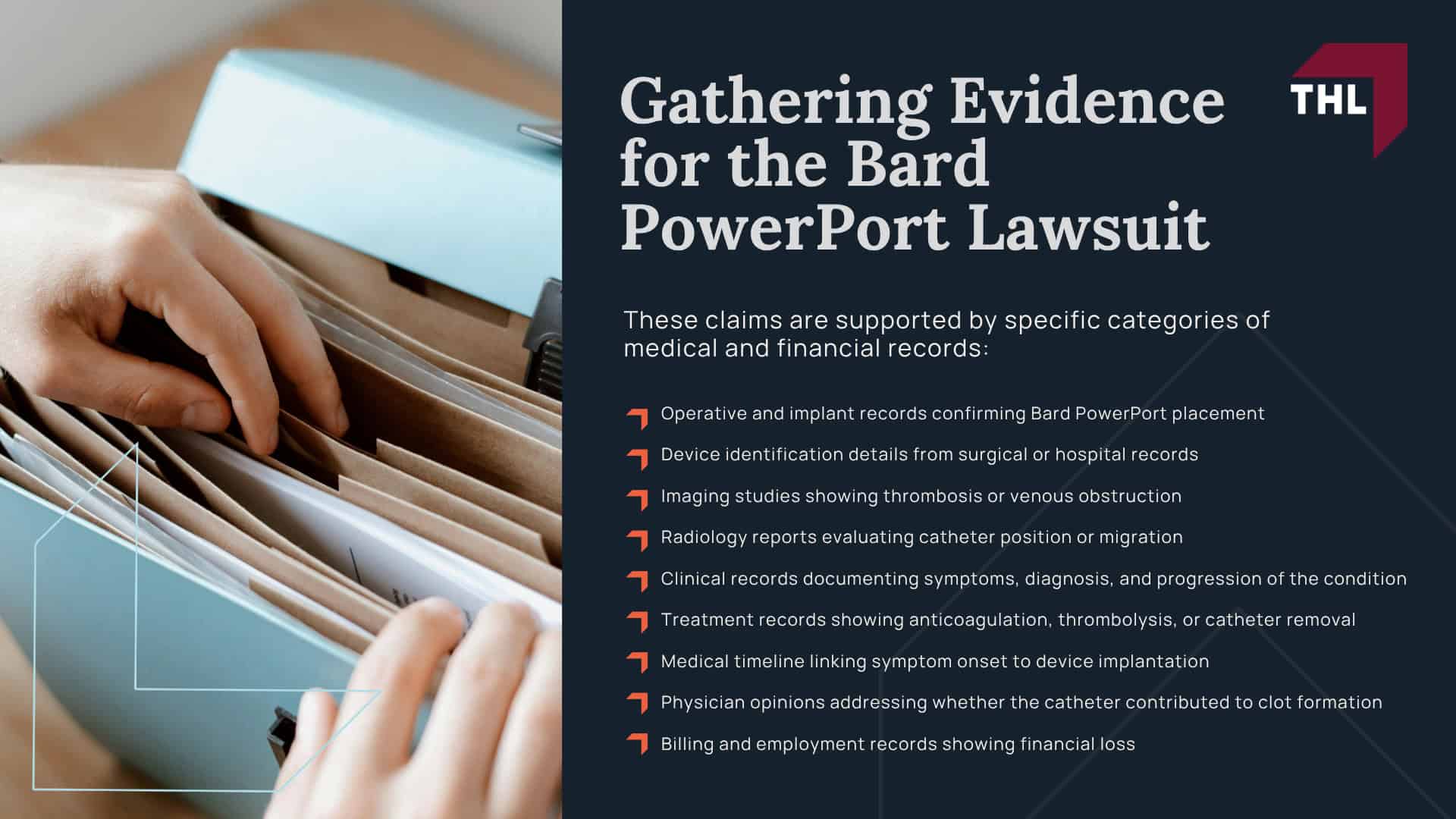 Bard PowerPort Device Linked to Fracture, Migration, and Thrombosis; What Is the Bard PowerPort Device; What are Port Catheters Used For; Bard PowerPort Catheter Fracture Lawsuit - What Is the Bard PowerPort Used For_ - torhoerman law;  How is Thrombosis Treated; Bard PowerPort Catheter Fracture Lawsuit - What Is the Bard PowerPort Used For_ - torhoerman law (2); Signs and Symptoms of Deep Vein Thrombosis (DVT); Complications of DVT; Bard PowerPort Lawsuit Overview; Estimated Bard PowerPort Lawsuit Settlements; Do You Qualify for a Bard PowerPort Lawsuit; Gathering Evidence for the Bard PowerPort Lawsuit