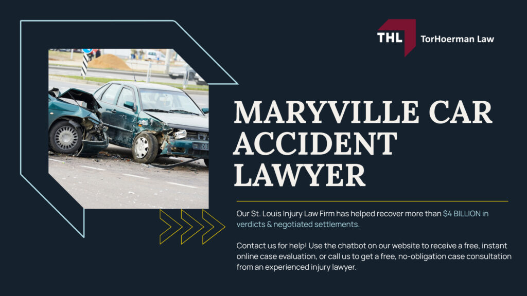 Maryville Car Accident Lawyer; What To Do After a Car Accident in Maryville, Illinois; Common Types and Causes of Car Accidents in Maryville; Common Car Accident Injuries; How a Maryville Car Accident Lawyer Can Help; The Legal Process of Maryville Car Accident Cases; Do You Qualify for a Car Accident Claim; Damages in Car Accident Cases; TorHoerman Law_ Maryville Car Accident Lawyers