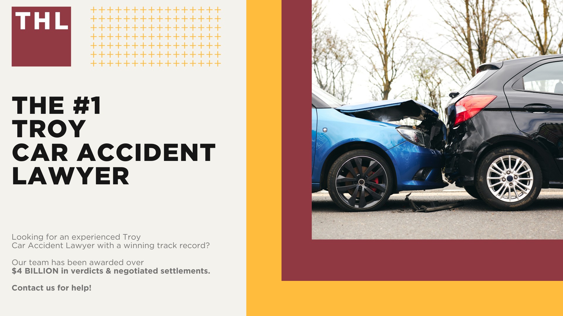 The #1 Troy Car Accident Lawyer; Involved in a Car Accident in Troy, IL; Troy Car Accident Statistics; What to Do After a Car Accident in Troy; What Are the Most Common Causes of Car Accidents in Troy, IL; What Are the Most Common Car Accident Injuries in Troy, Illinois (IL); Hiring a Troy Car Accident Attorney; TORHOERMAN LAW The #1 Troy Car Accident Attorneys