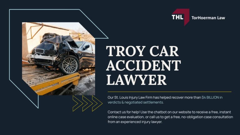 Troy Car Accident Lawyer; Why Car Accident Victims in Troy, IL Choose TorHoerman Law; How Much Does it Cost to Hire a Car Accident Attorney; Steps to Take After a Car Accident in Troy, IL; Common Types of Car Accidents in Troy, Illinois; Common Car Accident Injuries; The Legal Process for a Troy Car Accident Case; Do You Qualify for a Car Accident Claim; Gathering Evidence for a Car Accident Case; Damages in Car Accident Cases; TorHoerman Law_ Troy Car Accident Lawyers