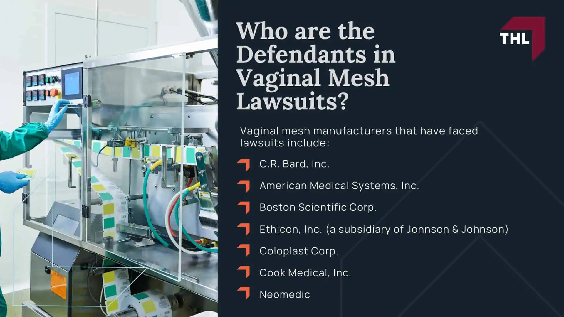 Vaginal Mesh Lawsuit Update - Vaginal Mesh Lawsuit Overview - torhoerman law; Vaginal Mesh Lawsuit Update - Who are the Defendants in Vaginal Mesh Lawsuits_ - torhoerman law