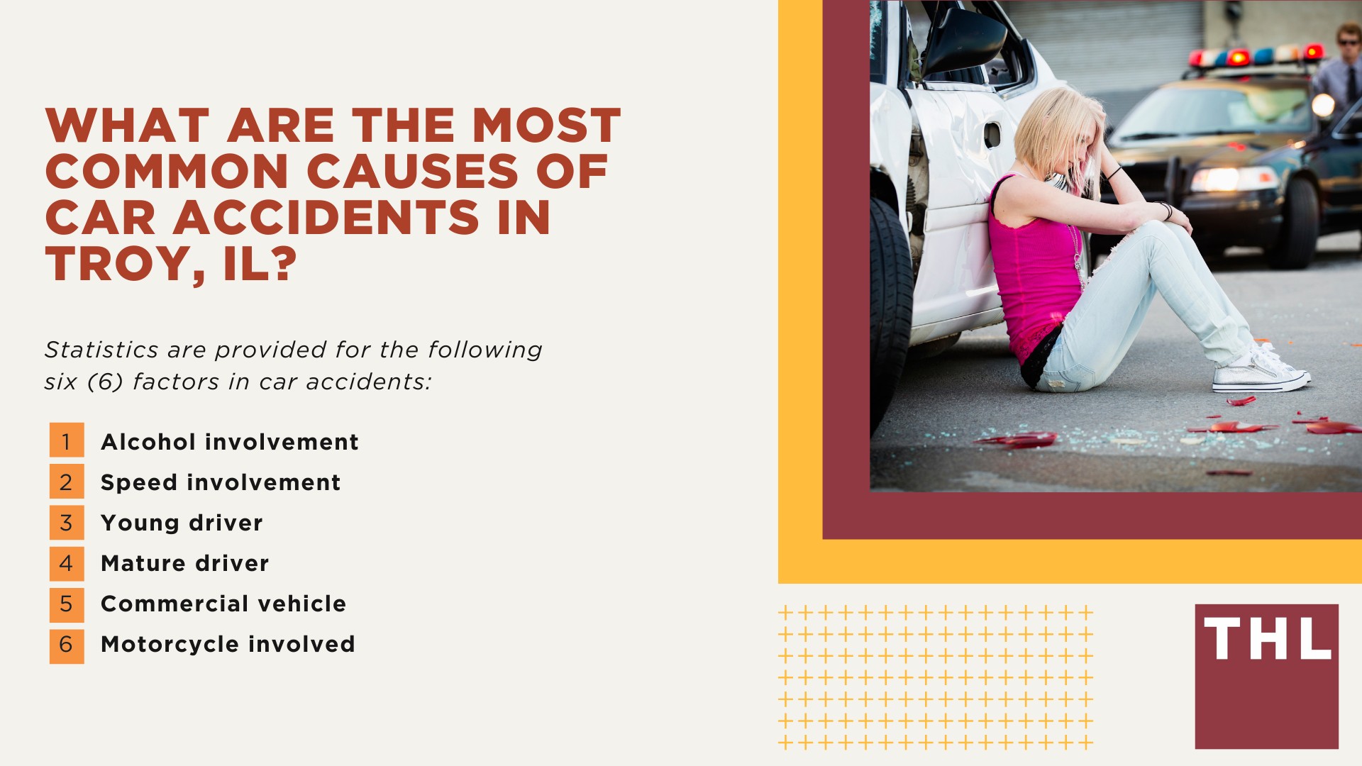 The #1 Troy Car Accident Lawyer; Involved in a Car Accident in Troy, IL; Troy Car Accident Statistics; What to Do After a Car Accident in Troy; What Are the Most Common Causes of Car Accidents in Troy, IL