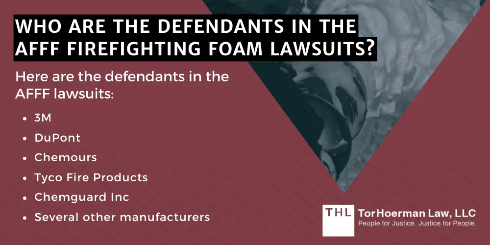 Who Are The Defendants In The AFFF Firefighting Foam Lawsuits