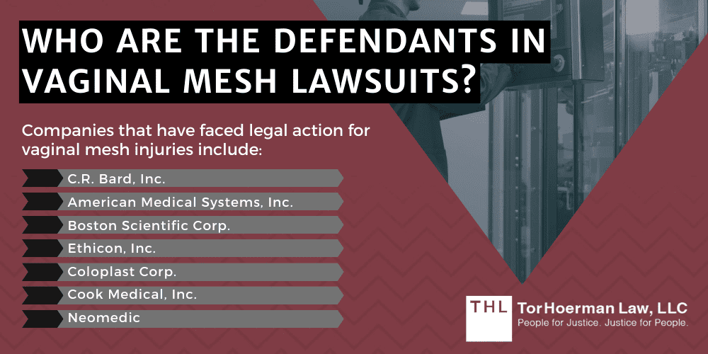 Who Are The Defendants In Vaginal Mesh Lawsuits
