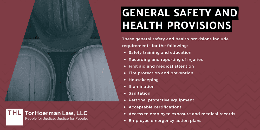General Safety And Health Provisions