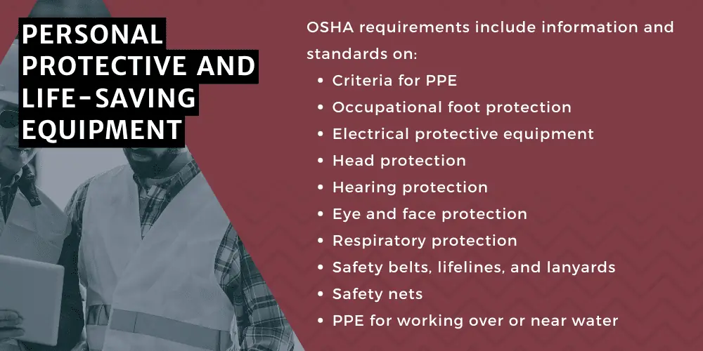 OSHA Construction Regulations and Construction Safety Compliance; OSHA Construction Regulations; Construction Accident Lawsuit; Construction Accidents; Construction Accident Lawyer; Construction Safety Compliance; Understanding OSHA And Its Significance In Construction; OSHA Construction Regulations; General Safety And Health Provisions; Occupational Health And Environmental Controls; Personal Protective And Life-Saving Equipment