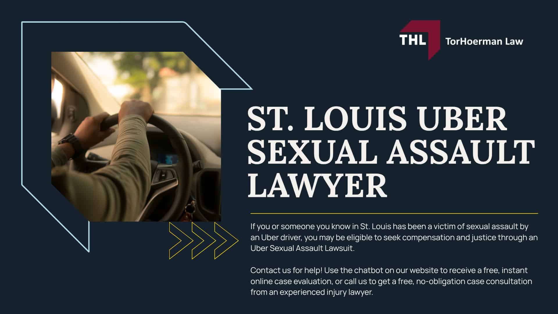 St. Louis Uber Sexual Assault Lawsuit Claims; Uber Sexual Assault Lawsuit Overview; St. Louis Uber Sexual Assault Lawsuit Claims; Uber Sexual Assault Lawsuit Overview; Gathering Evidence For Uber Sexual Assault Lawsuits; Assessing Damages For Uber Sexual Assault Claims; TorHoerman Law_ Your St. Louis Uber Sexual Assault Lawyer