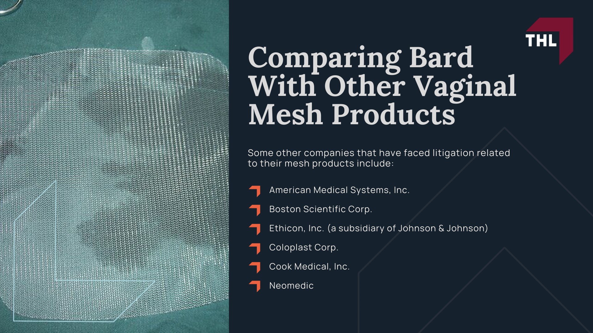 Bard Vaginal Mesh Lawsuit - Bard Vaginal Mesh_ An Overview - torhoerman law; Bard Vaginal Mesh Lawsuit - Bard Vaginal Mesh Lawsuits_ Reasons Behind the Litigation - torhoerman law; Bard Vaginal Mesh Lawsuit - Settlements for Bard Vaginal Mesh Lawsuits - torhoerman law; Bard Vaginal Mesh Lawsuit - Current Status of Ongoing Litigation - torhoerman law; Bard Vaginal Mesh Lawsuit - Comparing Bard With Other Vaginal Mesh Products - torhoerman law