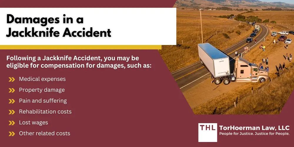 Damages in a Jackknife Accident