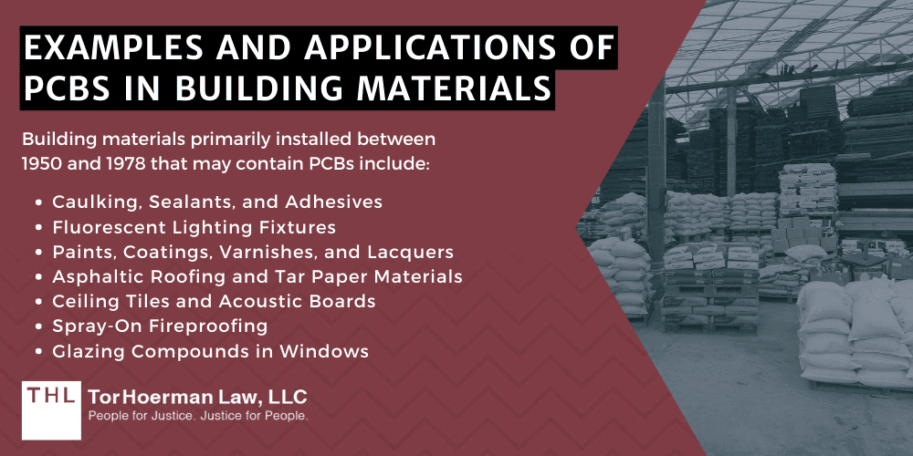 PCBs in Building Materials; PCB Exposure; Exposure to PCBs; PCBs in Schools; PCB Lawsuit; PCB Exposure Lawsuit; Polychlorinated Biphenyls PCBs; What Are Polychlorinated Biphenyls (PCBs); Examples And Applications Of PCBs In Building Materials