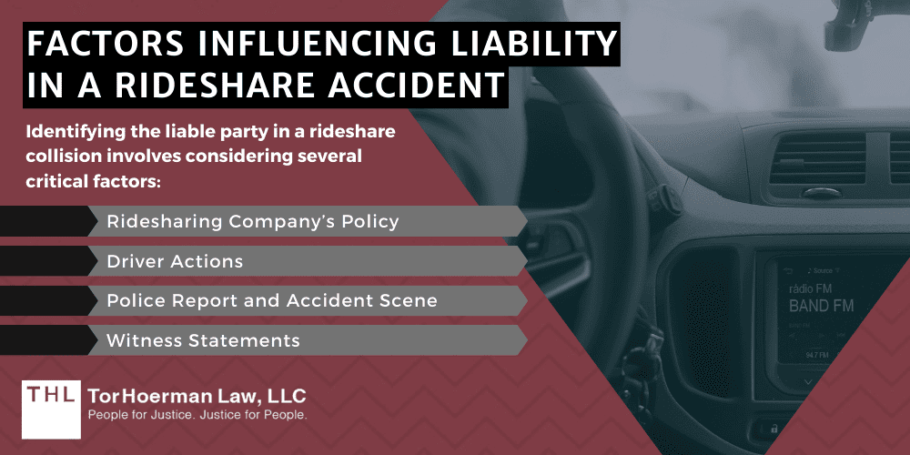 Factors Influencing Liability In A Rideshare Accident
