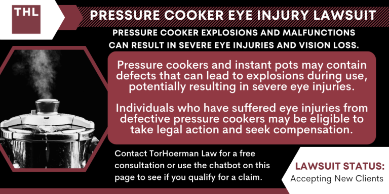 Pressure Cooker Eye Injury Lawsuit; Pressure Cooker Lawsuit; Pressure Cooker Injuries; Eye Injuries From Pressure Cooker Explosions An Overview; Long-Term Consequences of Pressure Cooker Eye Injuries; The Danger Of Exploding Pressure Cookers; Legal Recourse For Pressure Cooker Eye Injuries; Filing A Pressure Cooker Eye Injury Lawsuit; Potential Compensation For Victims Of Pressure Cooker Explosions