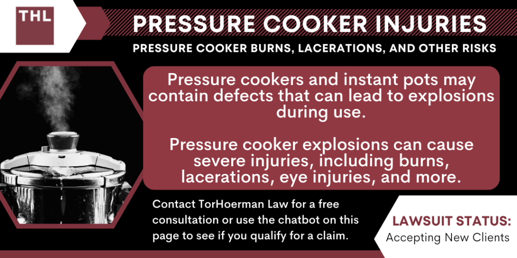 Pressure Cooker Injuries 1 Pressure Cooker Injuries; Pressure Cooker Lawsuit; Pressure Cooker Explosion Lawsuit; Instant Pot Explosion Lawsuit