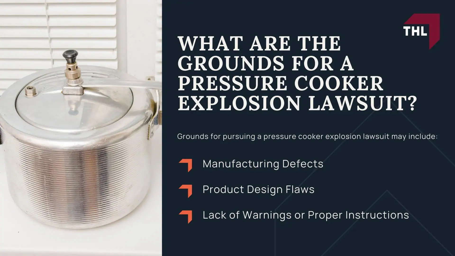 Pressure Cooker Injuries - Injuries Caused by Dangerous Pressure Cookers - torhoerman law; Pressure Cooker Injuries - What You Need To Know About Pressure Cookers - torhoerman law; Pressure Cooker Injuries - Why Do Pressure Cookers Explode_ - torhoerman law; Pressure Cooker Injuries - What are the Grounds for a Pressure Cooker Explosion Lawsuit_ - torhoerman law
