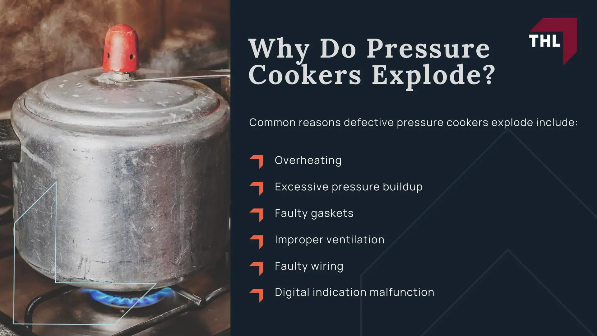 Pressure Cooker Injuries - Injuries Caused by Dangerous Pressure Cookers - torhoerman law; Pressure Cooker Injuries - What You Need To Know About Pressure Cookers - torhoerman law; Pressure Cooker Injuries - Why Do Pressure Cookers Explode_ - torhoerman law