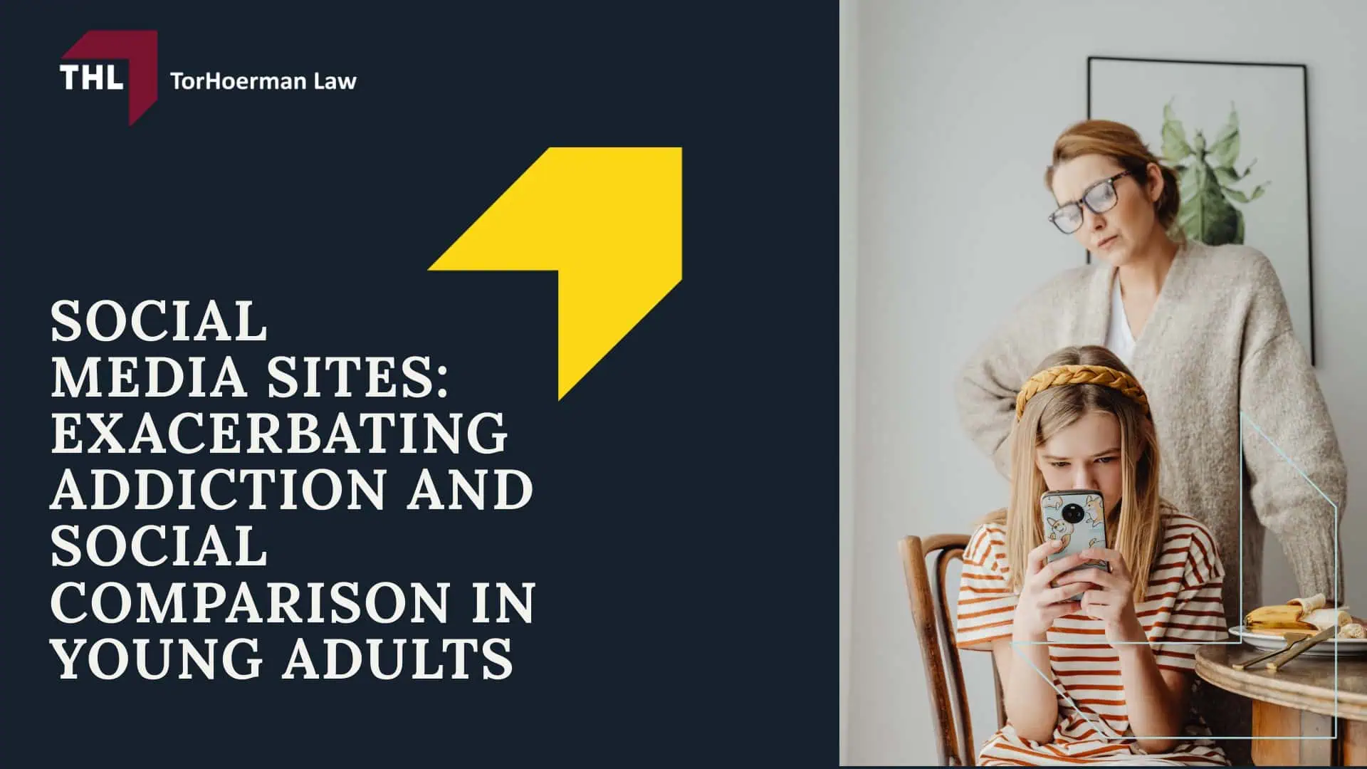 Social Media Self Harm Lawsuit - The Link Between Social Media and Mental Health Problems - torhoerman law; Social Media Self Harm Lawsuit - Social Media Sites_ Exacerbating Addiction and Social Comparison in Young Adults - torhoerman law