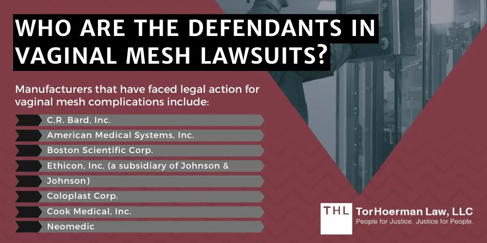 Transvaginal Mesh Lawsuit; Vaginal Mesh Lawsuit; Transvaginal Mesh Lawyers; What Is The Transvaginal Mesh Lawsuit; Who Are The Defendants In Vaginal Mesh Lawsuits