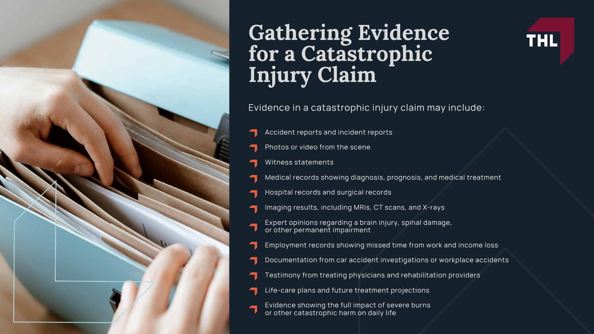 What Is Considered a Catastrophic Injury; How Catastrophic Injuries Differ From Other Personal Injury Claims; Common Causes of Catastrophic Injuries in St Louis; The Legal Process for a Catastrophic Injury Lawsuit in Missouri; Gathering Evidence for a Catastrophic Injury Claim