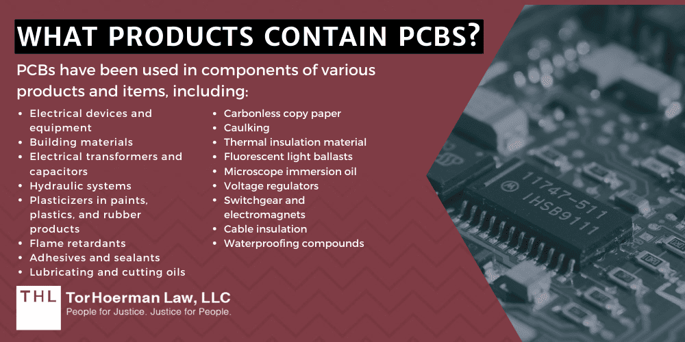 What Products Contain PCBs; PCB Exposure; PCB Exposures; PCB Lawsuit; PCB Lawsuits; Polychlorinated Biphenyls PCBs; What Are Polychlorinated Biphenyls (PCBs); Chemical Properties Of PCBs; Physical Properties Of PCBs; The History Of PCBs; Understanding The Environmental And Health Effects Of PCBs;What Products Contain PCBs 