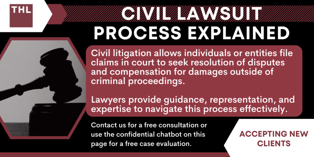 civil lawsuit process; civil lawsuit; steps of a civil lawsuit; process of a civil case