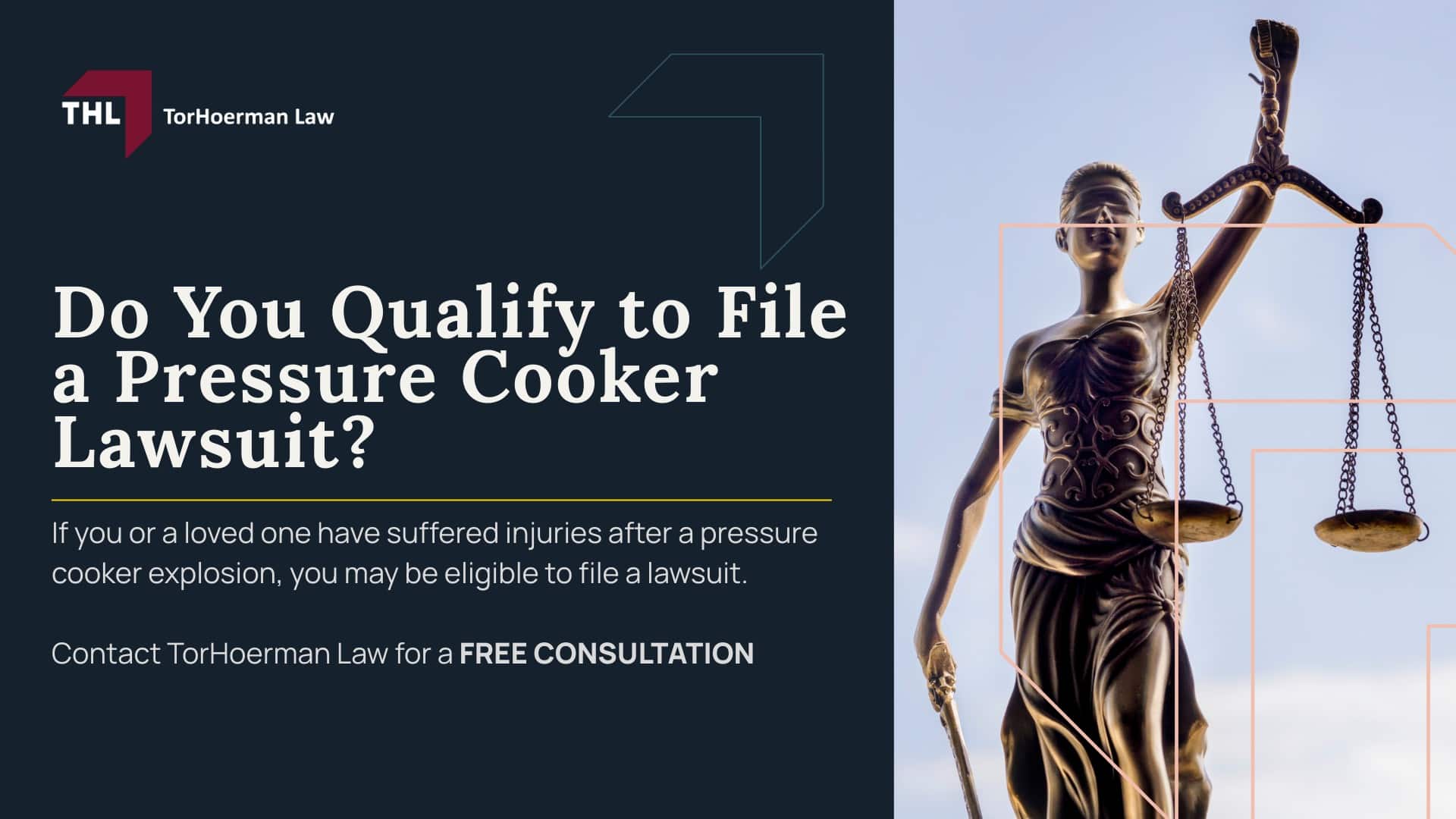 Defective Pressure Cooker Dangers & Injuries - Defective Pressure Cooker Dangers Explained - torhoerman law; Defective Pressure Cooker Dangers & Injuries - What Pressure Cooker Defects Can Cause Explosions_ - torhoerman law; Defective Pressure Cooker Dangers & Injuries - What Injuries are Linked to Pressure Cooker Explosions_ - torhoerman law; Defective Pressure Cooker Dangers & Injuries - Do You Qualify to File a Pressure Cooker Lawsuit_ - torhoerman law