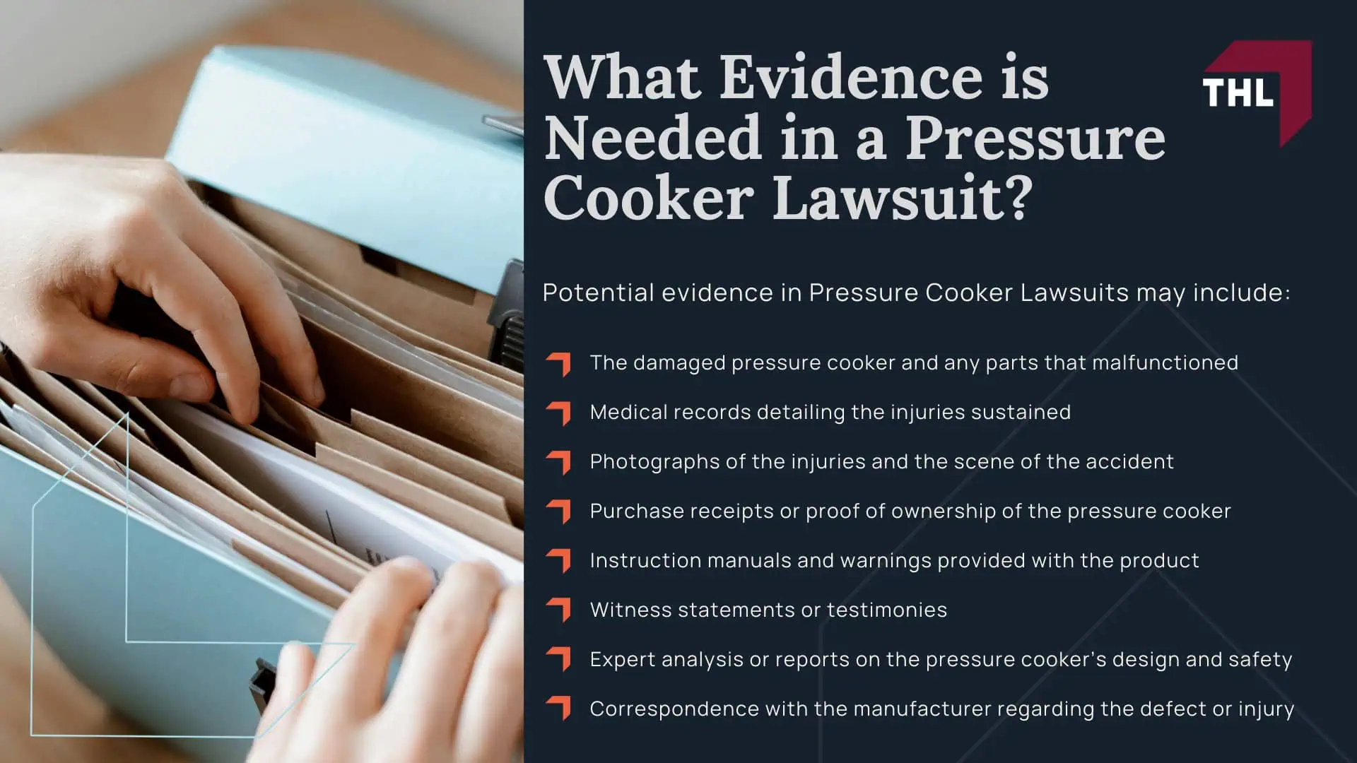 FAQ Can I File a Lawsuit for a Pressure Cooker Explosion - Lawsuits for Pressure Cooker Explosions and Injuries - torhoerman law; FAQ Can I File a Lawsuit for a Pressure Cooker Explosion - Why Do Defective Pressure Cookers Explode - torhoerman law; FAQ Can I File a Lawsuit for a Pressure Cooker Explosion - Common Pressure Cooker Injuries - torhoerman law; FAQ Can I File a Lawsuit for a Pressure Cooker Explosion - Do You Qualify for a Defective Pressure Cooker Lawsuit - torhoerman law; FAQ Can I File a Lawsuit for a Pressure Cooker Explosion - What Evidence is Needed in a Pressure Cooker Lawsuit - torhoerman law