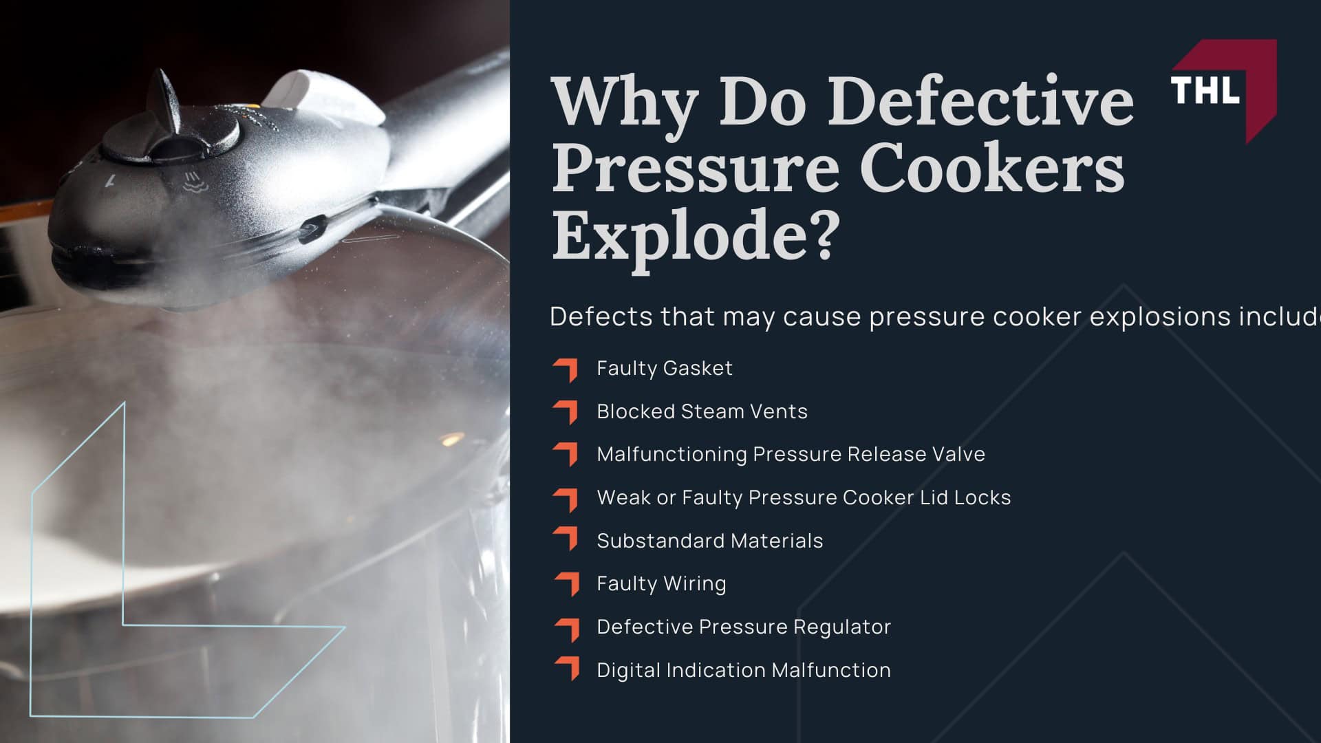 FAQ Can I File a Lawsuit for a Pressure Cooker Explosion - Lawsuits for Pressure Cooker Explosions and Injuries - torhoerman law; FAQ Can I File a Lawsuit for a Pressure Cooker Explosion - Why Do Defective Pressure Cookers Explode - torhoerman law