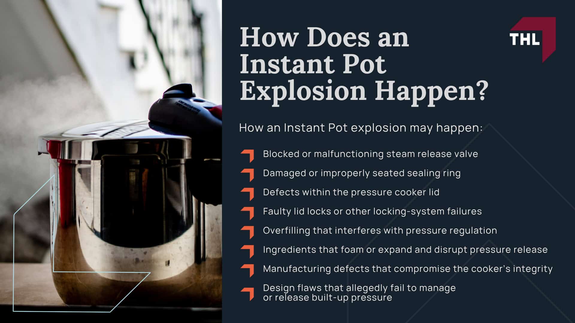 Legal Action for People Injured by Instant Pot Pressure Cookers; Who Can File an Instant Pot Lawsuit; How Does an Instant Pot Explosion Happen