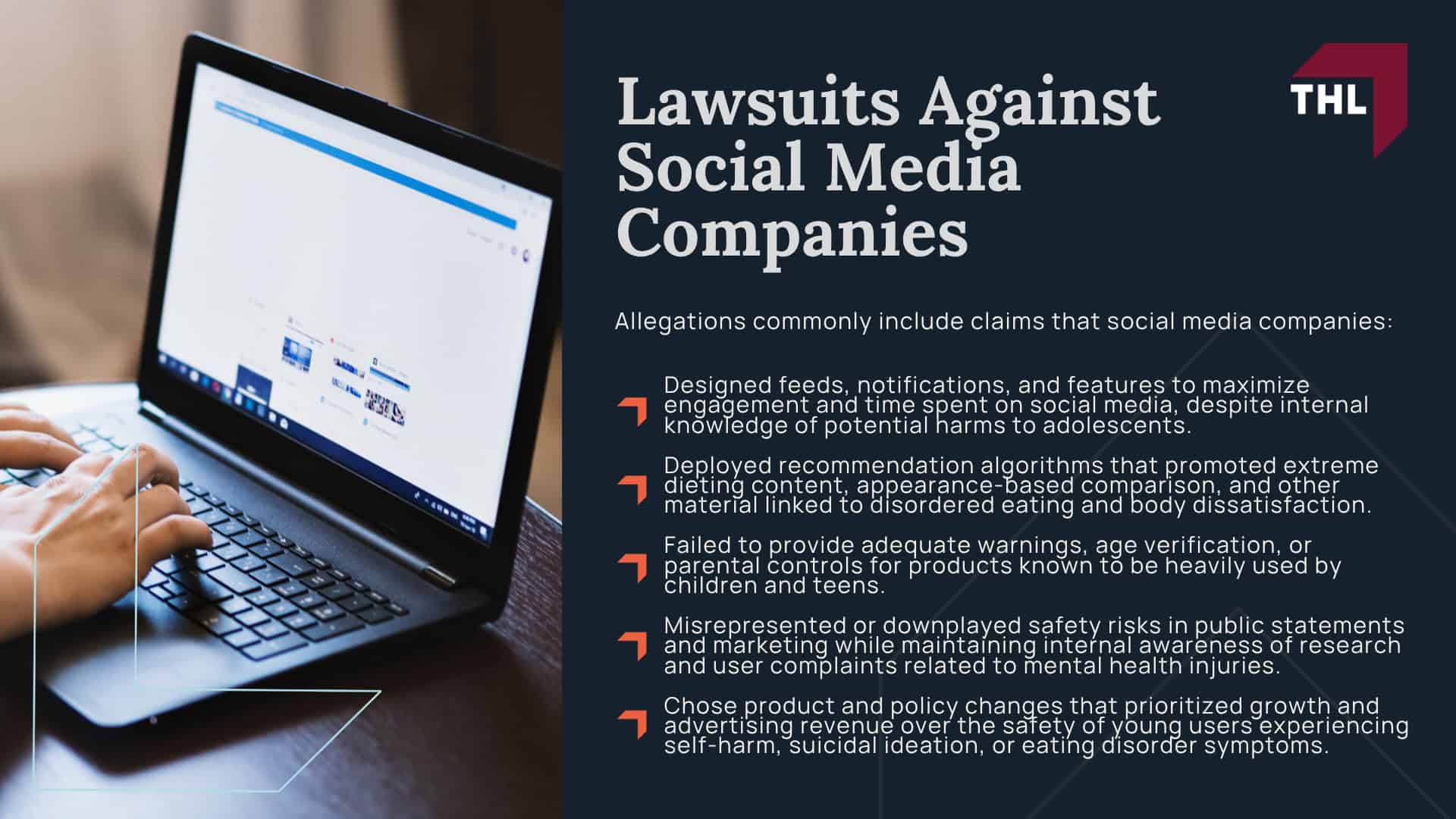 Social Media Use and Eating Disorders; The Impact of Social Media on Body Image and Self-Worth; Lawsuits Against Social Media Companies