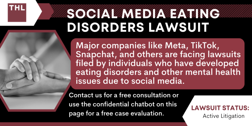 Social Media Eating Disorders Lawsuit 2 Social Media Eating Disorders Lawsuit; Social Media Eating Disorder Lawsuit; Social Media and Mental Health, Social Media and Body Dysmorphia; An Overview Of Eating Disorders And Social Media; How Is Social Media Use Linked To Developing Eating Disorders; Understanding Eating Disorders; Eating Disorders Linked To Social Media Use; Why Are Social Media Lawsuits Being Filed;What Is The Social Media Addiction MDL; Advice For Affected Individuals And Families