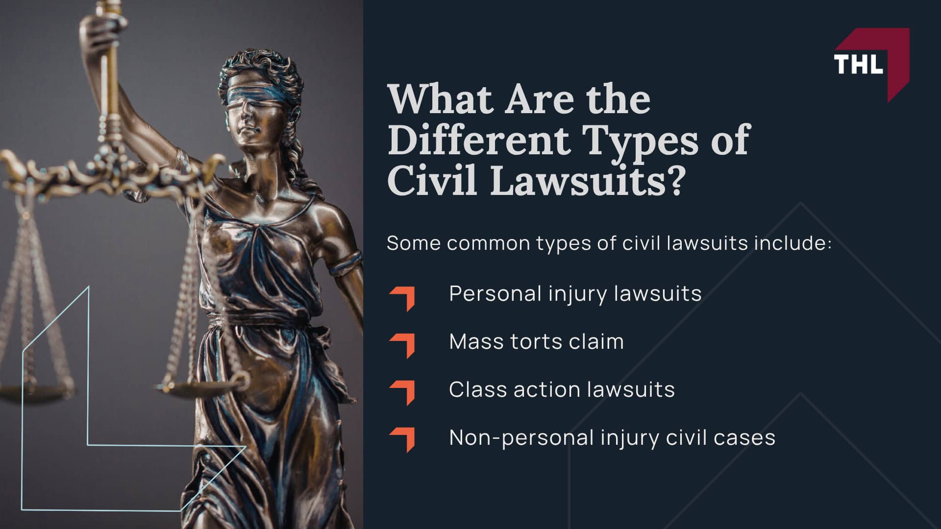 Understanding Civil Lawsuits; Civil Lawsuits Simplified; Steps in a Civil Lawsuit; Initial Consultation With a Personal Injury Lawyer; What Are the Different Types of Civil Lawsuits